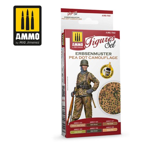 Ammo AMIG7042 Erbsenmuster Pea Dot Camouflage Figures Set