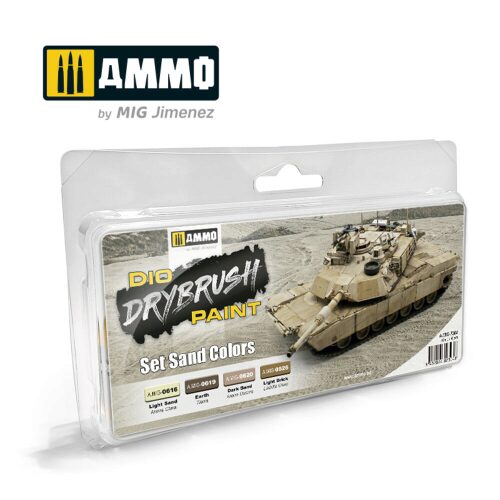 Ammo AMIG7304 DRYBRUSH Set Sand Colors Set