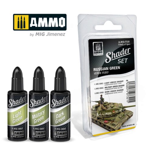 Ammo AMIG7321 SHADER Set Russian Green