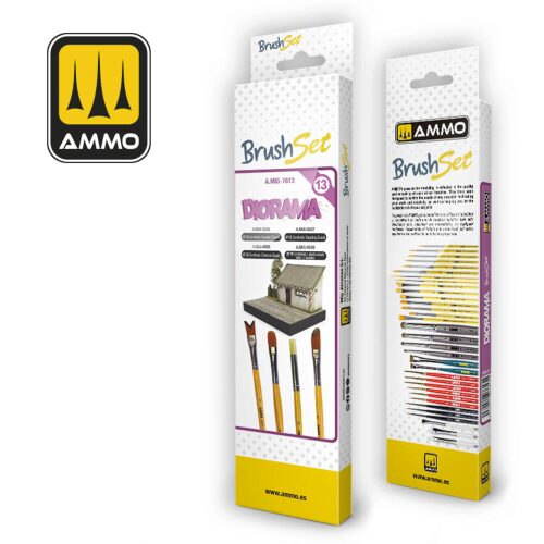 Ammo AMIG7613 Dioramas Brushes Set