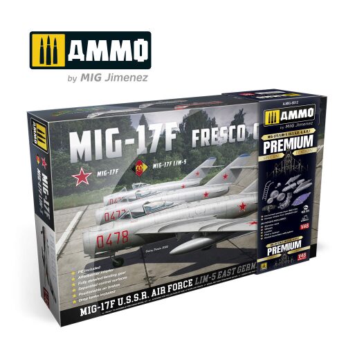 Ammo AMIG8512 1/48 MIG-17F / Lim-5, U.S.S.R. - G.D.R. Premium Edition