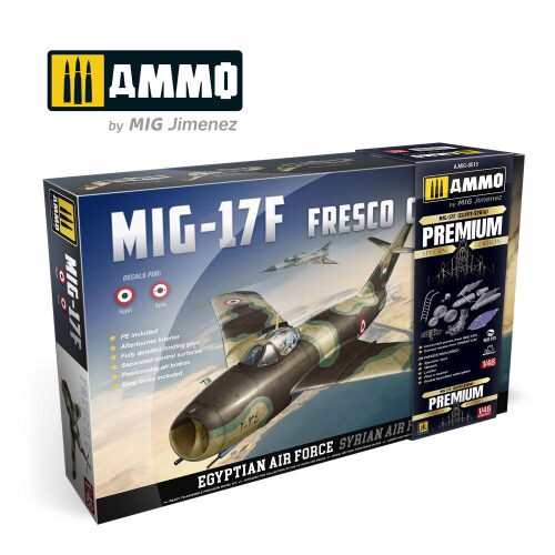 Ammo AMIG8515 1/48 MIG-17F Egypt - Syria Premium Edition