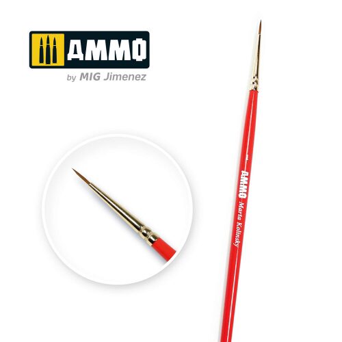 Ammo AMIG8711 1 AMMO Marta Kolinsky Brush