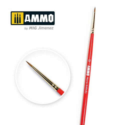 Ammo AMIG8712 1.5 AMMO Marta Kolinsky Brush