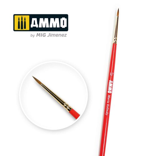 Ammo AMIG8713 1.7 AMMO Marta Kolinsky Brush