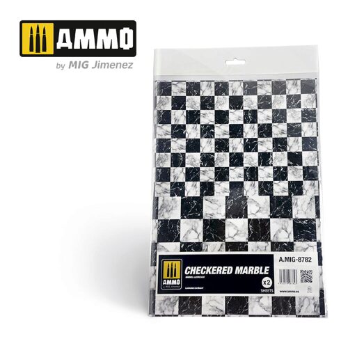 Ammo AMIG8782 Checkered Marble. Sheet of Marble - 2 pcs.