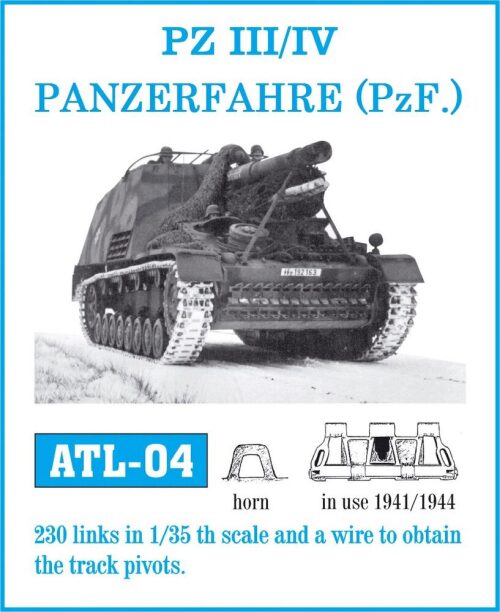 Friulmodel ATL-004 Metallketten für Pz III (H-K) / Pz IV (E-J)