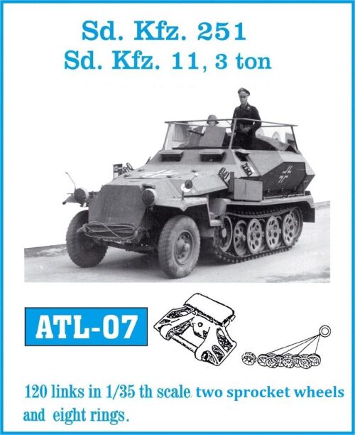 Friulmodel ATL-007 Metallketten für SdKfz 251 Halftrack