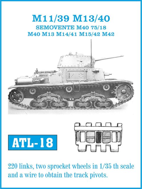 Friulmodel ATL-018 Metallketten für M 13 / 40