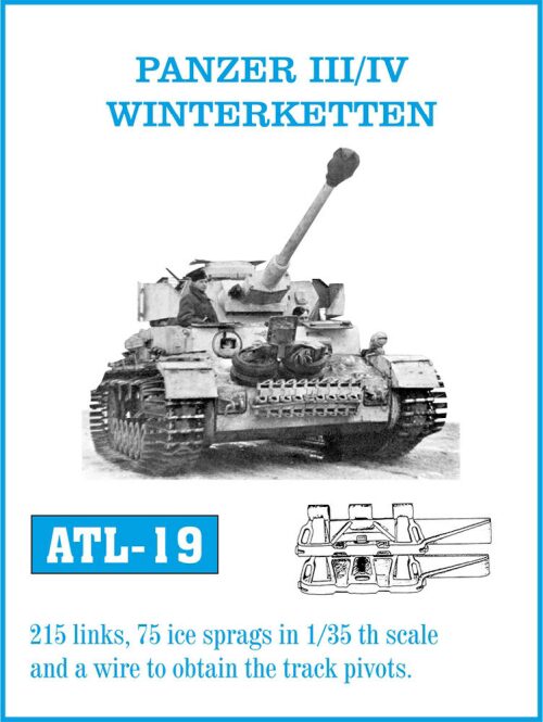 Friulmodel ATL-019 Metallketten für Pz III / IV Ostkette mit separaten Greifern