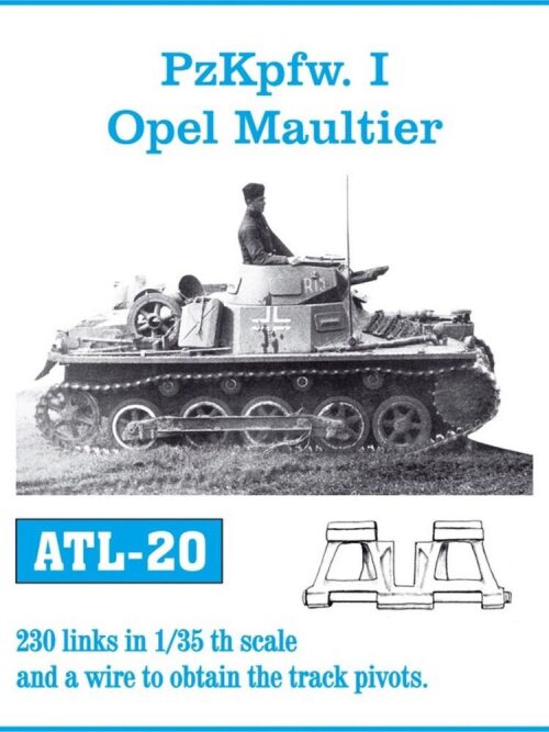 Friulmodel ATL-020 Metallketten für Pz I / Opel Maultier