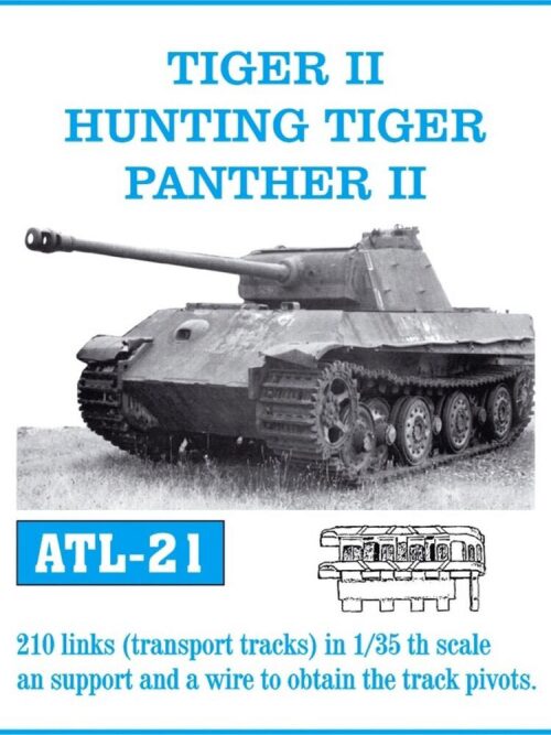 Friulmodel ATL-021 Metallketten für Tiger II Transportkette / Panther II