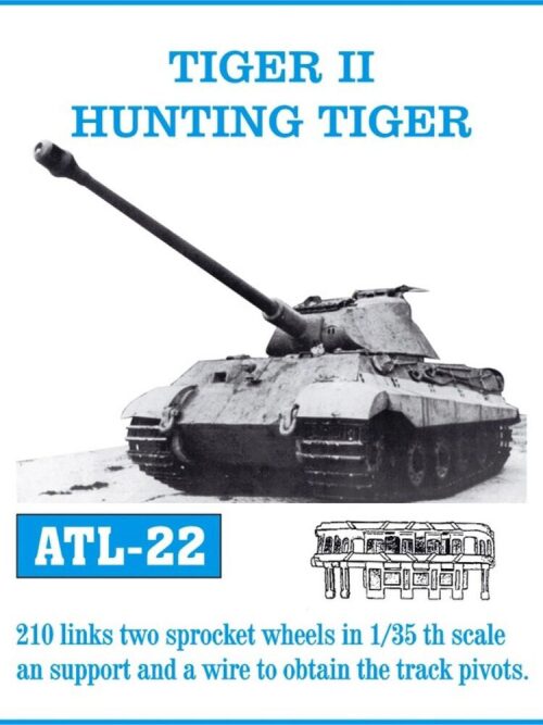 Friulmodel ATL-022 Metallketten für Tiger II / Jagdtiger