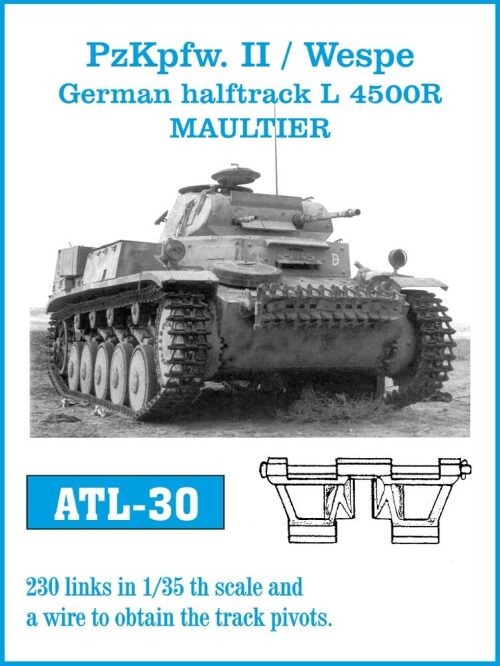 Friulmodel ATL-030 Metallketten für Pz.Kpfw. II Wespe