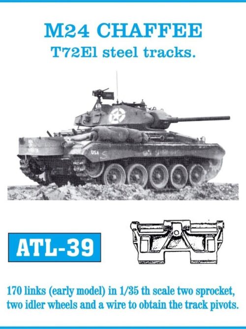 Friulmodel ATL-039 Metallketten für M24 CHAFFEE