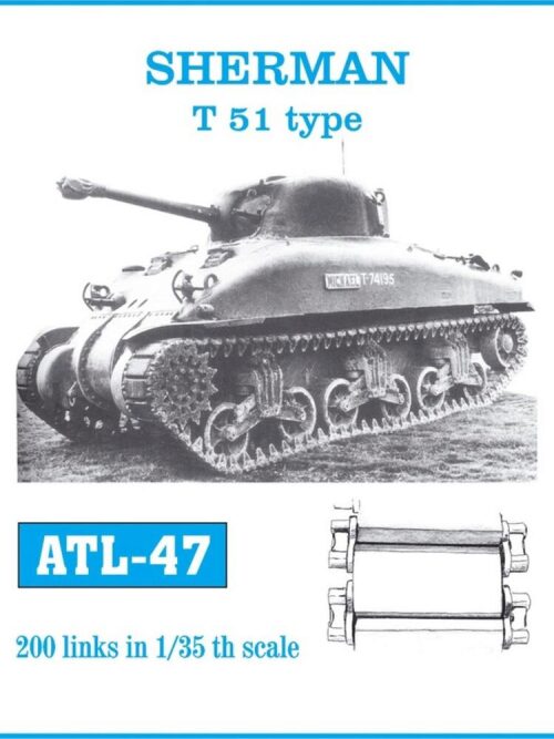 Friulmodel ATL-047 Metallketten für Sherman T 51 Type