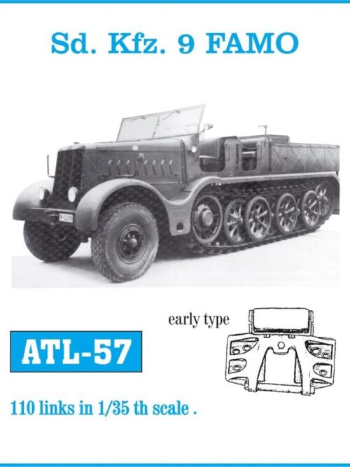 Friulmodel ATL-057 Metallketten für Sd.Kfz.9 FAMO, early.