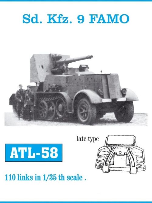 Friulmodel ATL-058 Metallketten für Sd.Kfz.9 FAMO, late.