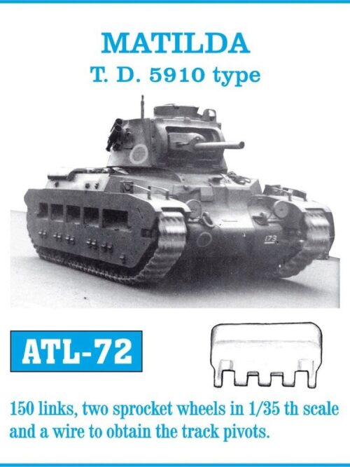 Friulmodel ATL-072 Metallketten für Matilda T.D-5910 Type