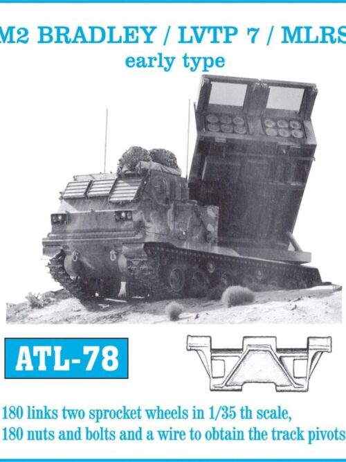 Friulmodel ATL-078 Metallketten für M2 Bradley/ LVTP 7/MLRS früh