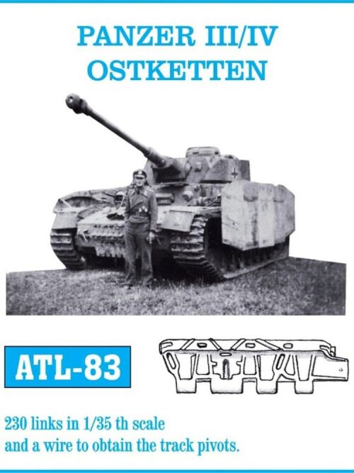 Friulmodel ATL-083 Metallketten für Panzer III/IV Ostketten