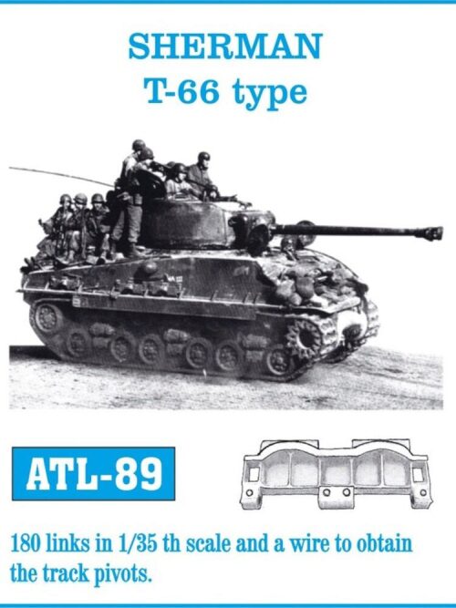 Friulmodel ATL-089 Metallketten für Sherman T-66 type