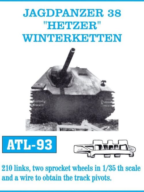 Friulmodel ATL-093 Metallketten für Jagdpanzer 38 Hetzer Winterketten