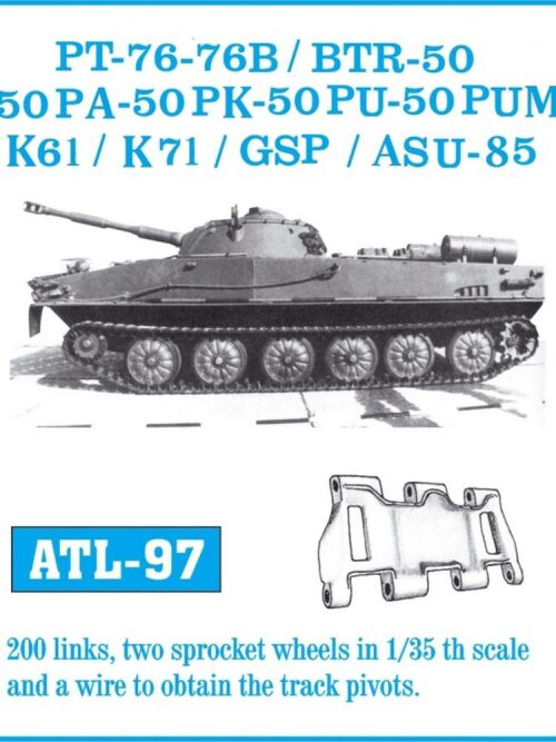 Friulmodel ATL-097 Metallketten für PT-76/GSZP-55 BTR-50/BTR-50PU