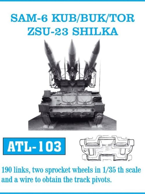 Friulmodel ATL-103 Metallketten für SAM-6 KUB/BUK/TOR ZSU-23 SHILKA