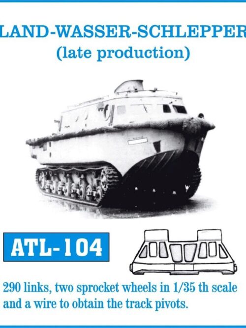 Friulmodel ATL-104 Metallketten für Land-Wasser-Schlepper late production