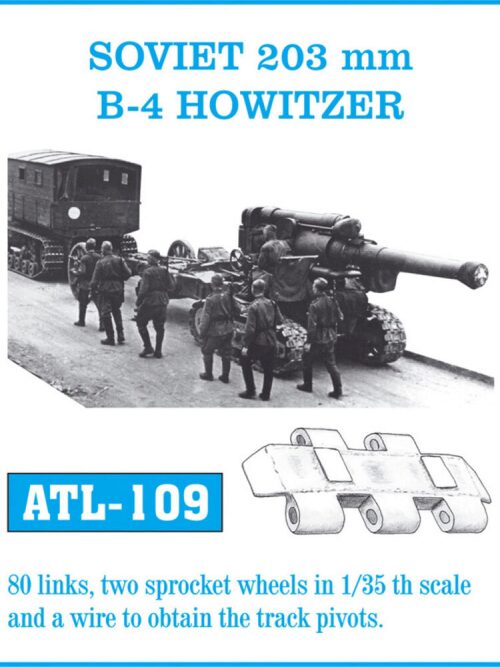 Friulmodel ATL-109 Metallketten für Soviet 203mm B-4 Howitzer