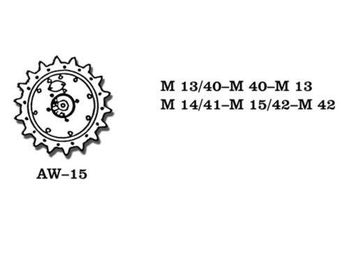 Friulmodel AW-15 Metallketten Rad M 13 / 40