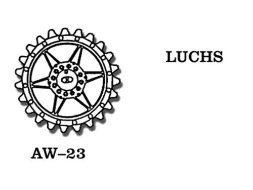 Friulmodel AW-23 Metallketten Rad Luchs