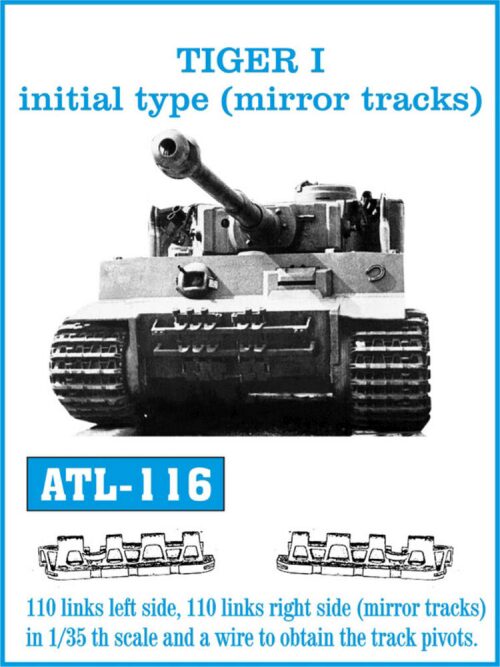 Friulmodel ATL-116 Metallketten für TIGER I initial type (mirror tracks)