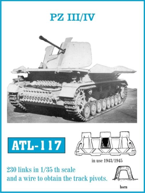 Friulmodel ATL-117 Metallketten für PZ III/IV