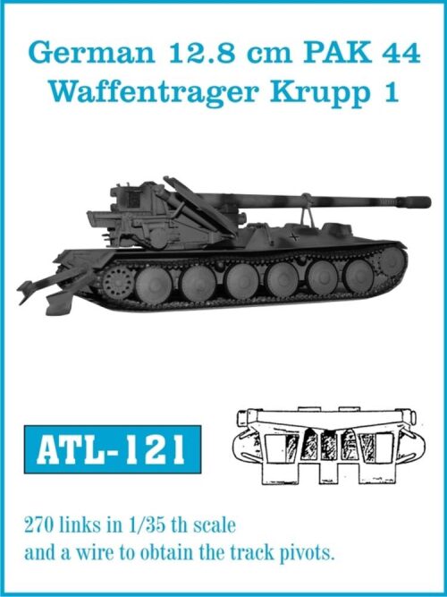 Friulmodel ATL-121 Metallketten für German 12.8 cm PAK 44 Waffentrager Krupp 1