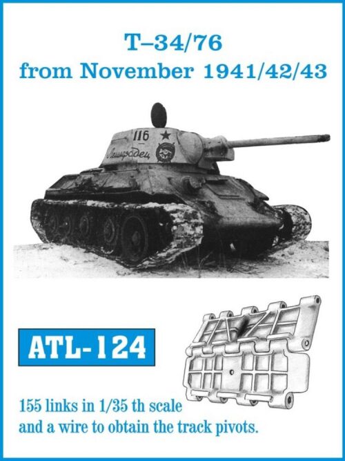 Friulmodel ATL-124 Metallketten für T-34/76 from November 1941/42/43