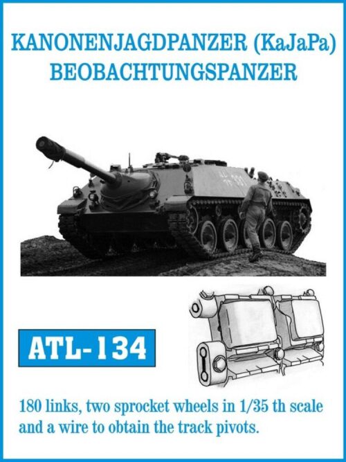 Friulmodel ATL-134 Metallketten für KANONENJAGDPANZER (KaJaPa) /Jaguar1-2/ BEOBACHTUNGSPANZER