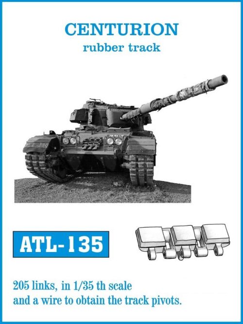 Friulmodel ATL-135 Metallketten für CENTURION rubber track