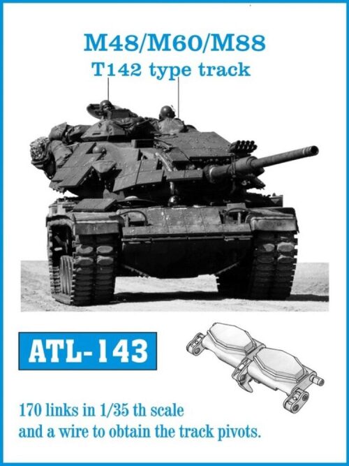 Friulmodel ATL-143 Metallketten für M48/M60/M88 T142 type track