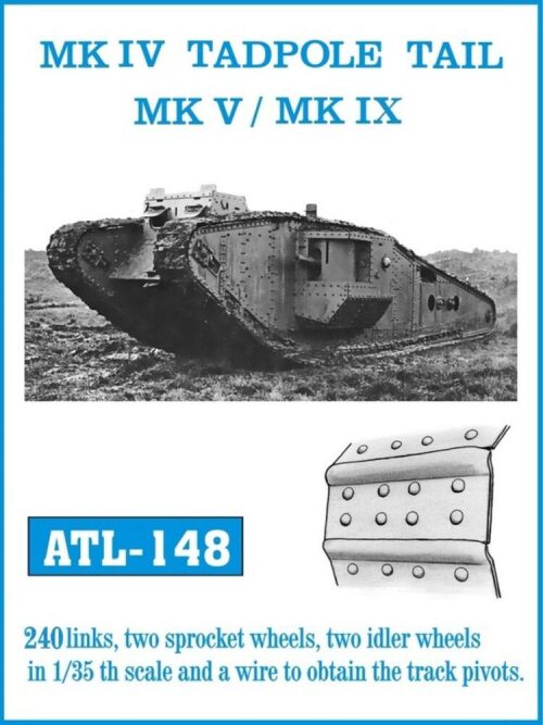 Friulmodel ATL-148 Metallketten für MK IV TADPOLE TAIL MK V / MK IX