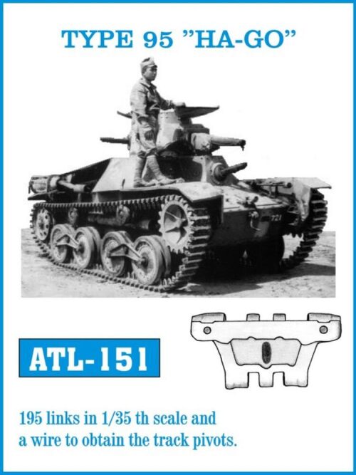 Friulmodel ATL-151 Metallketten für TYPE 95 HA-GO