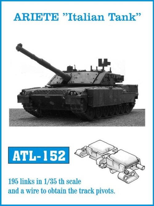 Friulmodel ATL-152 Metallketten für ARIETE Italian Tank