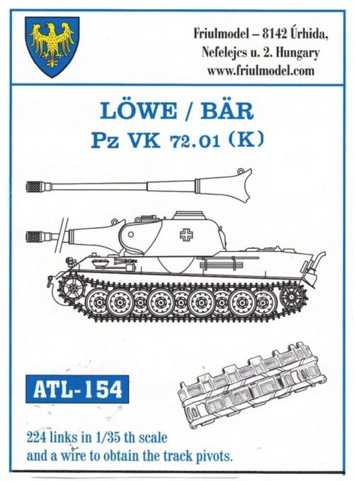 Friulmodel ATL-154 Metallketten für LÖWE / BÄR