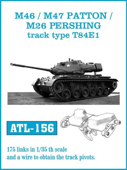 Friulmodel ATL-156 Metallketten für M46 /M47 PATTON M26 PERSHING track type T84E1