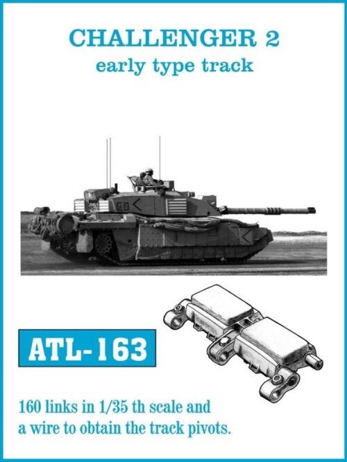 Friulmodel ATL-163 Metallketten für CHALLENGER 2 early type track