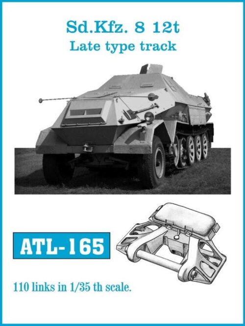 Friulmodel ATL-165 Metallketten für Sd.Kfz. 8 12t Late type track