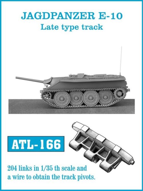 Friulmodel ATL-166 Metallketten für JAGDPANZER E-10 Late type track