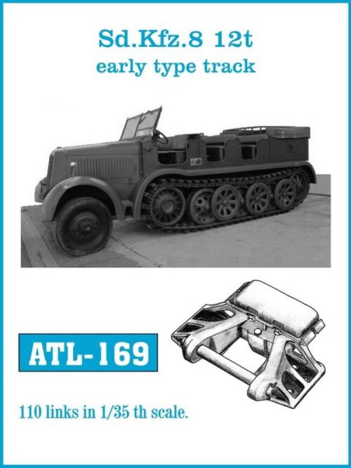 Friulmodel ATL-169 Metallketten für Sd.Kfz.8 12t early type track