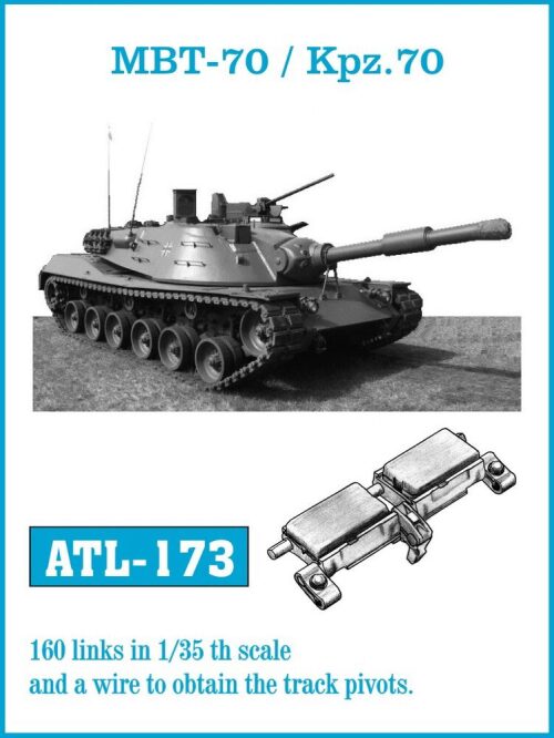 Friulmodel ATL-173 Metallketten für MBT-70 / Kpz.70